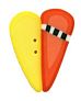 Yellow & Orange Heart